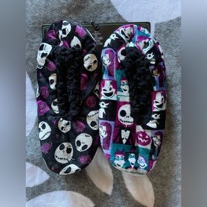 Disney nightmare before Christmas slippers size 7-9 1/2 new